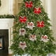 thumbnail image 4 of Paquete de 8 lazos navideños con campanas para decoración navideña, decoración del hogar, decoración del árbol de Navidad MFZFUKR CPB-SSW253-2, 4 of 5
