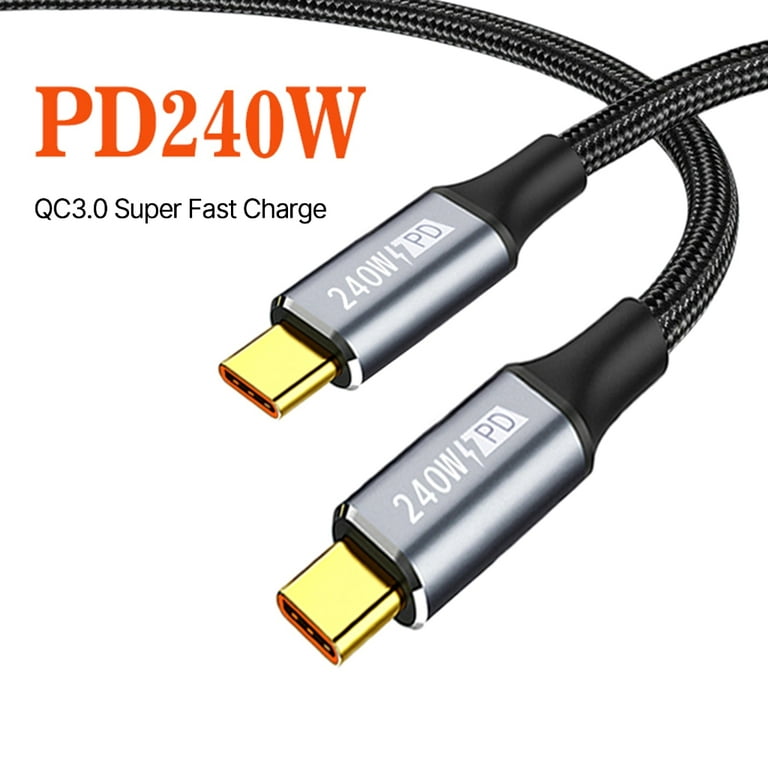 Rocoren Cable USB C vers USB C 240W PD3.1 5A 48V Charge Rapide 1M
