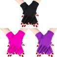 thumbnail image 1 of 3 Pairs UV Shield Glove Gel Manicures Glove Anti UV Fingerless Gloves Protect Hands from UV Light Lamp Manicure Dryer, 1 of 5