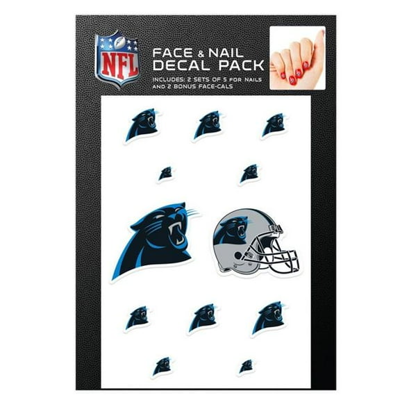 Wraft 652404957 Carolina Panthers Nail Cals