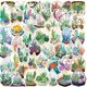 thumbnail image 1 of Pegatinas de vinilo impermeable para casas de flores de vidrio, 50 unidades/lote, 1 of 3