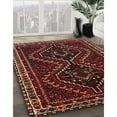 thumbnail image 2 of Ahgly Company Indoor Square Traditional Brown Persian Area Rugs, 7' Square, 2 of 6