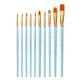 thumbnail image 1 of TFixol 10pcs Pinceles de pintura de artista profesional Set Nylon Hair Delicate TFixol Cepillo de pintura, 1 of 7