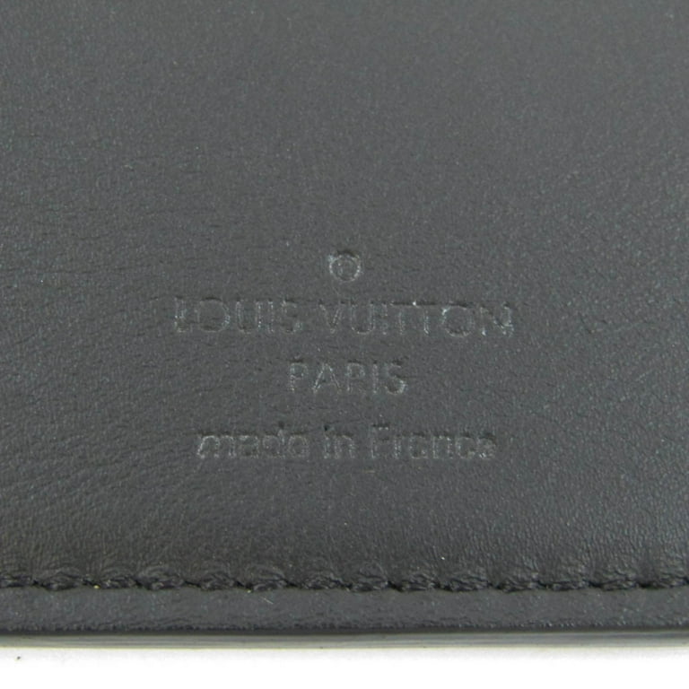 Authenticated Used Louis Vuitton Monogram Shadow Brazza Wallet M62900 Men's Monogram  Shadow Long Wallet (bi-fold) Noir 