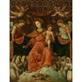 thumbnail image 2 of Giuliano Presutti 12x14 Gold Ornate Wood Frame and Double Matted Museum Art Print Titled - Mercy, 2 of 4