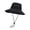 1-Black, variant on Sun Hats Zip Off Wide Brim Detachable Top For Outdoor Hiking Travel, 3-Khaki