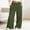 Dark Green, variant on High Waist Wide Leg Jeans For Girls Stretchy Drawstring Waistband Loose Straight Denim Pants With Pockets Comfortable Casual Trousers Tween Kids Summer Soft Comfy Cute Teen Basic Pants