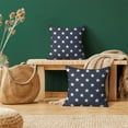 thumbnail image 2 of 4th of July Pillow Covers 18x18 Set of 2, Blue Independence Day Stars Decorative Outdoor Throw Pillows Linen Memorial Day Patriotic Cushion Pillow Covers for Sofa Couch Summer Outdoor Decor, 2 of 5