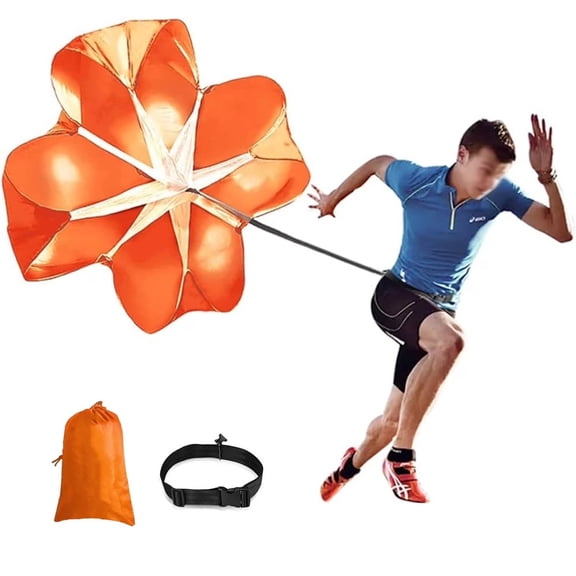 Running Speed Training 56" Parachute with Adjustable Strap,Running parachute speed training,Free Carry Bag.Speed Chute Resistance Running Parachute