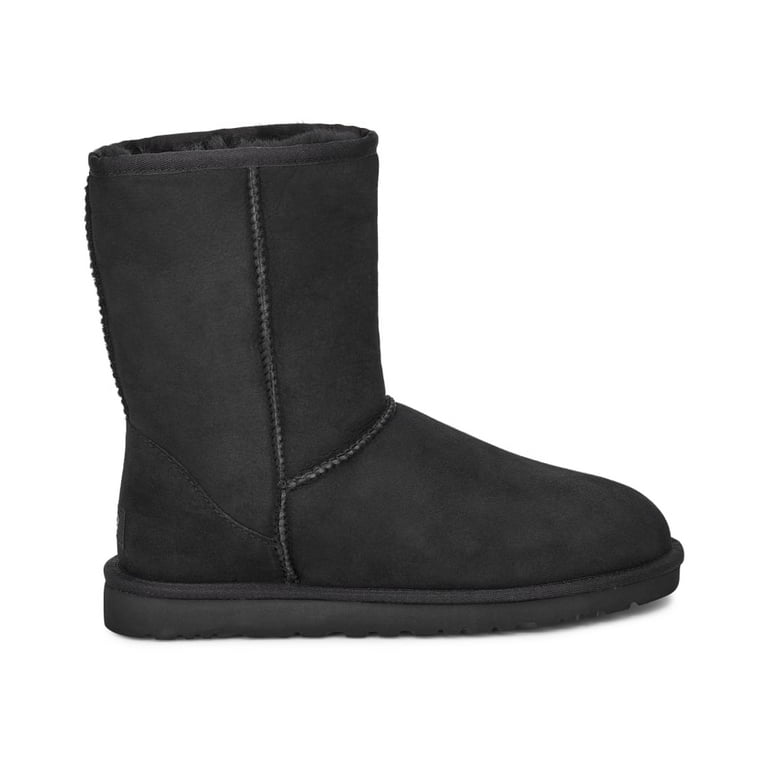 冬前だから！激安★激安★UGG W Fuzette ブラック 7 UGG Men's Classic Short Winter Boot, 5800-BLK, 17mm Twinface