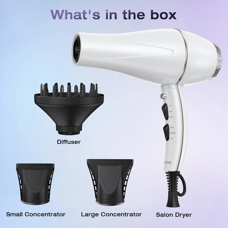 NEXPURE Hair Dryer, 1875W Ionic Blow Dryer, Fast Drying with