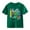 Army Green, variant on XUELUO Boys Shirts & Tops Kids Summer Back To School Letter Print Round Neck Short Sleeve Elastic Casual Comfortable Tops Tshirts Outwear,Red,6-7 Years