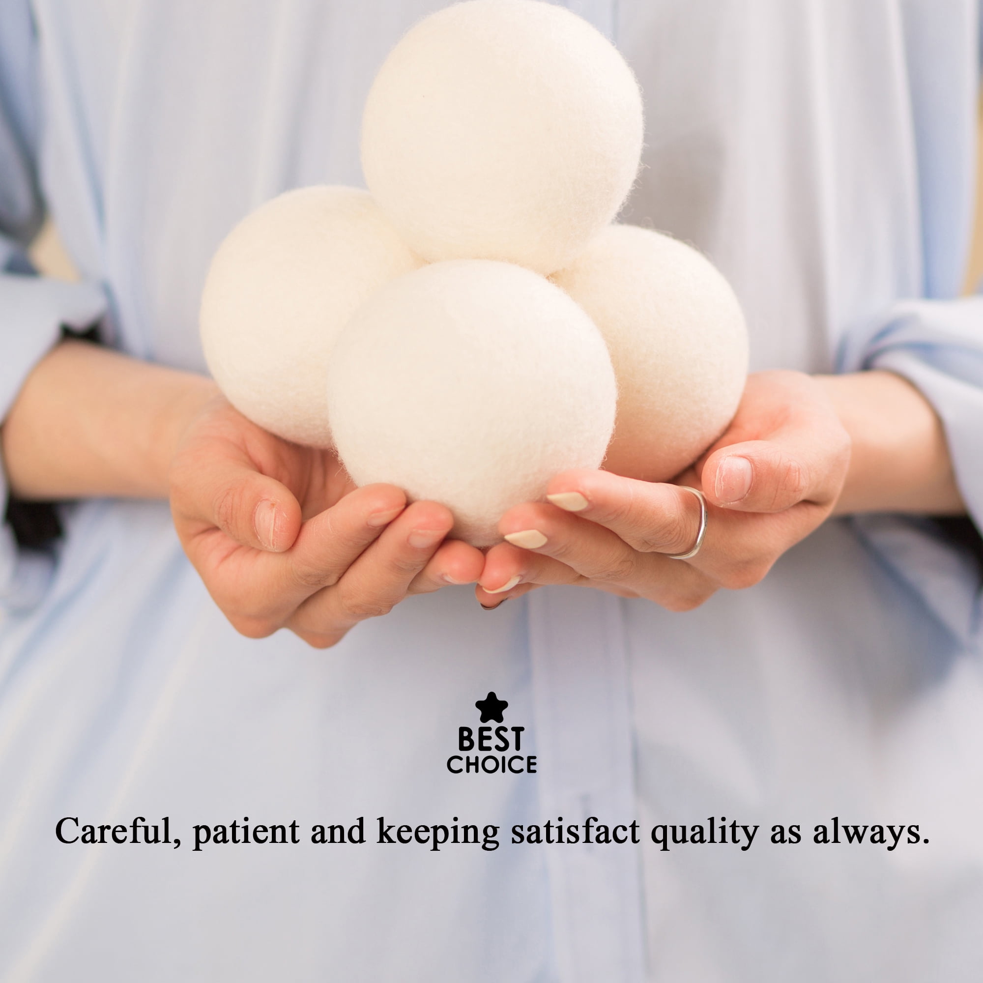 Wool Dryer Balls Organic XL 6 Balls per Pack by Loaddvni, Save Time,Money,Energy. Wool Dryer Balls Organic XL 6 Balls per Pack by Loaddvni, Save Time,Money,Energy. - Image 6