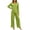 Green, variant on Bovxnpu Womens Pajama Set V Neck Long Sleeve Loungewear Pants Set