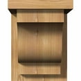 thumbnail image 2 of 7 1/2"W x 10"D x 10"H Newport Smooth Corbel w/Backplate, Western Red Cedar, 2 of 9