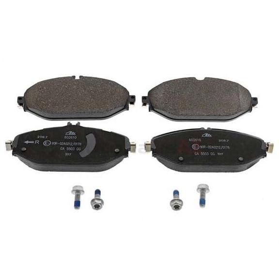 Front Brake Pad Set - Compatible with 2015 - 2022 Mercedes-Benz C300 2016 2017 2018 2019 2020 2021