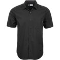 thumbnail image 1 of LRG Camisa con botones de elevación superior para hombre, negro, XXX-Large, 1 of 1
