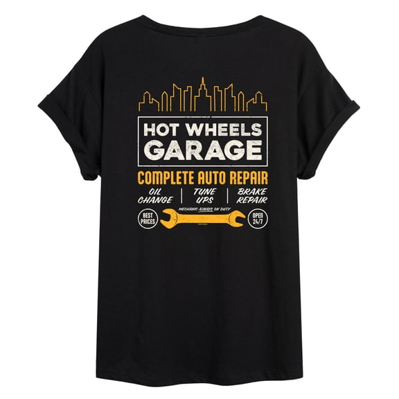 Hot Wheels - HW Garage - Women's Oversized Graphic T-Shirt