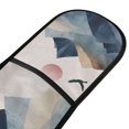 thumbnail image 4 of Yayeee Double Oven Mitt Kitchen Heat Resistant Baking 35" x7" Quilted Glove, Art Mountains, 4 of 6
