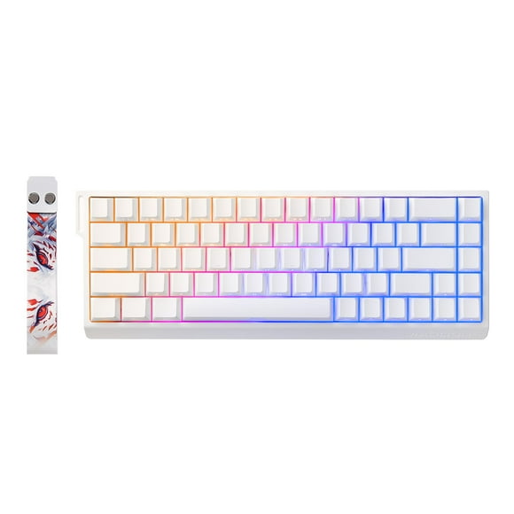 YUNZII x MADLIONS MAD68 HE Rapid Trigger Wired Magnetic Mechanical Gaming Keyboard 60% Hall Effect Switches Adjustable Actuation, PBT Keycaps RGB Hot-Swap,8K Hz Polling