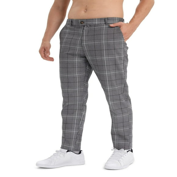 Ediodpoh Mens Cargo Pants Relaxed Fit Sport Pants Jogger Sweatpants Drawstring Outdoor Trousers with Pockets Men’s Pants Gray XXXL