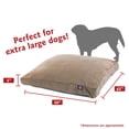 thumbnail image 3 of Majestic Pet | Villa Velvet Rectangle Pet Bed For Dogs, Removable Cover, Pearl, Extra Large, 3 of 6