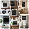 thumbnail image 6 of Ships Next Day Canvas Wall Art 12"x12",Black White Geometric Wood Framed Canvas Print Painting,Modern Striped Plaid Abstract Art Ready to Hang Small Picture Wall Decor for Kitchen Dining Room Office, 6 of 9