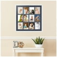 thumbnail image 2 of ArtToFrames Collage Photo Picture Frame with 12 - 5x7 Openings, Framed in White with Blue Jay and Black Mats (CDM-3966-234), 2 of 8