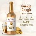 thumbnail image 2 of Matteo's Sugar Free Coffee Syrup, Cookie Dough (1L bottle, 6-pack), 2 of 5