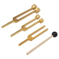 thumbnail image 4 of Tuning Juego De 3 Diapasones De aleación De Aluminio 128 256 512 Hz Diapasones De Cuerpo Con Martillo Para Curación Del Sonido, 4 of 7