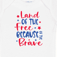 thumbnail image 4 of Inktastic Memorial Day Land of the Free Because of the Brave Boys or Girls Baby Bodysuit, 4 of 5