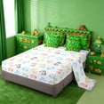 thumbnail image 3 of Erosebridal 3D Gaming Geometric 7-Piece Twin Bedding Sets For Kids Gamer,Pixelated Miners Gamer Bedding Comforter Set For Boys,Reversible, 3 of 7