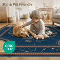 thumbnail image 4 of ODIKA 8'x10' Washable Area Rug Cartoon Whimsical Maritime Tentacle Creature Weathered Pirate for Living Room, Under Sectional, Family , Durable, Non-Slip, 4 of 7