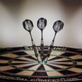 thumbnail image 2 of Steel Tip Darts Elkadart Lone Wolf, 21 g, con funda de almacenamiento, color negro, 2 of 5