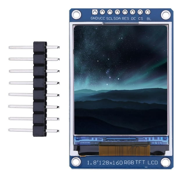 Pantalla LCD de 1,8 pulgadas Módulo de pantalla a color RGB TFT 128x160 ST7735S IC para Arduino