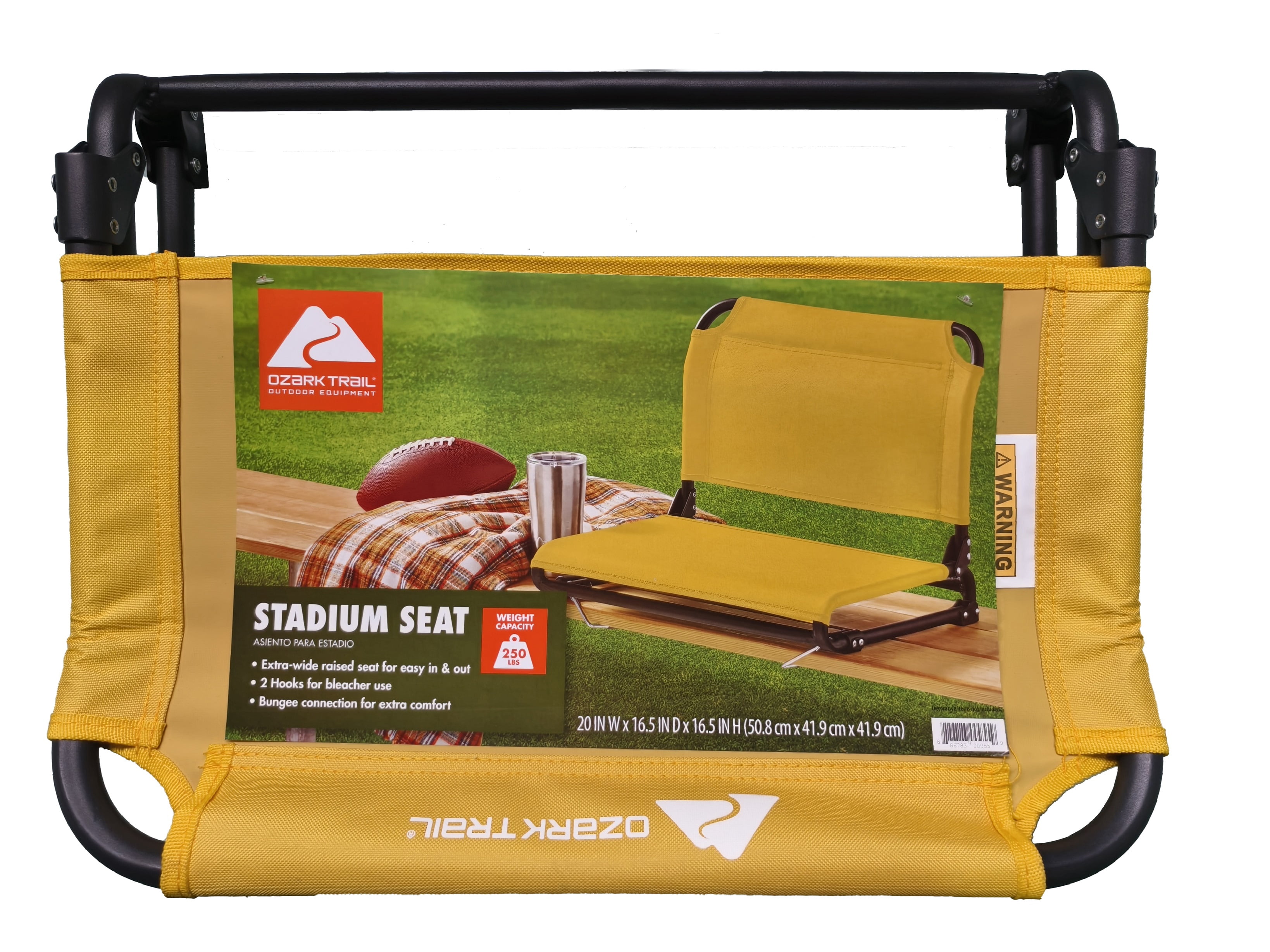 Ozark Trail Stadium Seat Yellow Gold