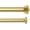 Gold, variant on eTeckram 5/8" Double Curtain Rod with Chiodo Finials,Bronze Gold,48‘’-84‘’