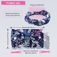 thumbnail image 7 of Tzou 4pcs Women Boho Headbands with Button Hair Bands Wide Elastic Sports Headwear No Slip Fashion Workout Headwrap Hair Styling Accessories for Girls Nurse Mask Yoga Running Ear Saver Set 5, 7 of 7