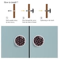 thumbnail image 4 of 4 Pcs Skull Knobs for Kitchen Cabinet Cupboard Dresser Bookcase Drawer Pulls Handles Round Home Decor, 4 of 5