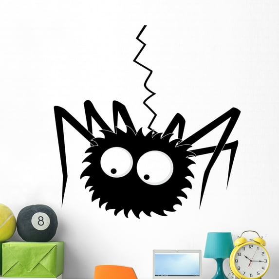 Spider Wall Decal by Wallmonkeys Peel and Stick Graphic (48 in H x 46 in W) WM30928