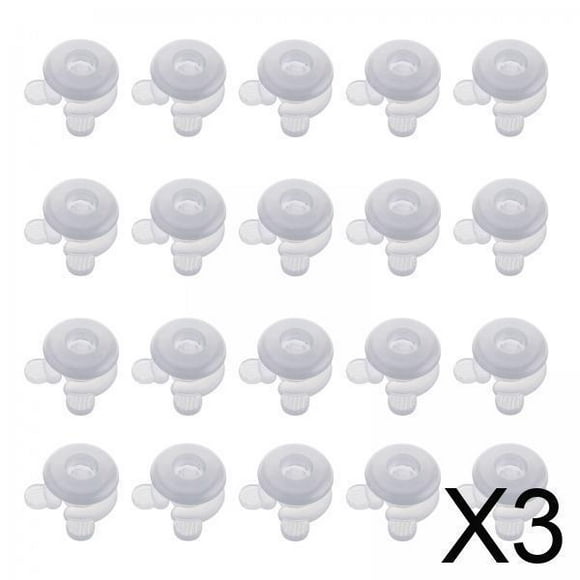 Clips Antideslizantes para Edredón Macarena 3x20 Piezas Sujetadores de Sábanas para Fijación de Ropa de Cama