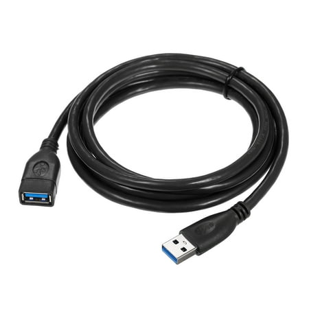 USB 3.0 Extension Cable Male to Female USB Extender 1.5m/4.92ft with Signal Booster 5Gbps Faster Speed Universal (Best Laptop Speed Booster)