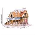thumbnail image 3 of Decoración Navidad Perro Patrón Colgante Árbol de Navidad Adornos Liquidación 1X Puzzle Ganfancp, 3 of 7