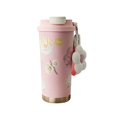 thumbnail image 1 of 500mL Stainless Steel Leakproof Travel Mug with Ceramic Coating Floral Print, 1 of 6