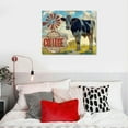 thumbnail image 5 of Orinice  Cow Farm Sign UnFramed Art Print Poster Ready for Framing by K, Onna 16x12in, 5 of 6