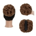 thumbnail image 1 of Pince à Cheveux Chignon Ondulé Extensions de Cheveux Synthétiques Chignon Décoiffé, 1 of 7