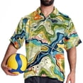 thumbnail image 4 of Atlas Men's Casual Printed Button Down Short Sleeve Beach Shirts, 4 of 6