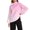 Pink2, variant on Breezora Cold Weather Mock Neck Sweatshirt Womens Insulated Crew Long Sleeve Casual Indoor Outdoor Loungewear L Size Beige
