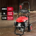 thumbnail image 2 of PowerSmart 3300PSI Gas Pressure Washer, 2.5GPM, 201cc Gas Power Washer, 5 Nozzle & Soap Tank, for Cars/ Home/ Work Site, 2 of 7