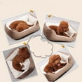 thumbnail image 4 of facefd Grand Chaud Molleton Doux Chien Chenil Chat Chiot Lit Tapis Coussin de Maison, 4 of 8